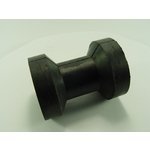 Gummirolle Bugrolle Schwarzer Gummi, <p>bohrung: 16 Mm<p>länge: 100 Mm<p>durchmesser: 75/40 Mm